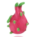 Creative dragon fruit enamel safety pin brooch with vibrant pink finish and green details - Dragon Fruit B07915