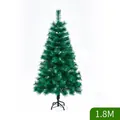 Artificial green pine needle Christmas tree with metal stand, 1.8m tall variant - Pine Needle Tree-Metal Stand / 180cm