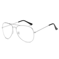 Silver Frame Clear Lenses