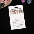 Mix di perle bianche e strass a goccia per trucco e decorazione delle unghie - Diamanti a Goccia d'Acqua Bianchi (Bianco Iridescente)