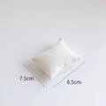 Beige velvet jewelry display pillow for bracelets and watches, size 7.5cm x 8.5cm - Velvet / Small (7.5*8.5cm) / Off White