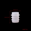 Silicone wine bottle stopper mold insert for DIY resin art, size 20mm by 23mm - Bottle Stopper Caps 5Pcs