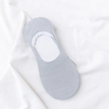 Calcetines invisibles gris claro para mujer con tejido de malla transpirable y corte bajo - Calcetines barco de malla para mujer / Gris