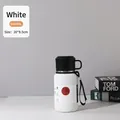 600ML white 316 stainless steel vacuum insulated flask with carry strap and matte finish - 600ml / Snowball White
