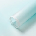 Translucent matte flower wrapping paper in light blue for bouquet gift packaging - Two-tone Gradient - Light Blue