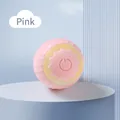 Smart automatic interactive cat ball toy in pastel pink color for indoor cat exercise - The Top-of-the-line Pink 2.5l Version Boasts Powerful Performance And Extended Range – A Truly Crafted Product.