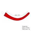 Plush 32cm red animal tail accessory for Halloween costumes and party cosplay - 32cm Regular Tail / Red
