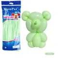Packung mit 100 macaron-grünen Modellierballons für dekorative Ballonsträuße - 100 Stk/Packung / Macaron Grün