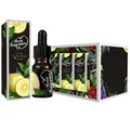 Lemon scented aromatherapy essential oil in a 10ml amber dropper bottle with packaging - RH-33 New Lemon / 10ml