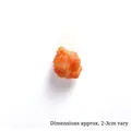 Realistic orange-red PVC chicken wing model food replica in 2-3cm size - Roasted Popcorn Chicken