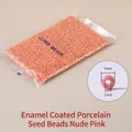 DIY glass seed beads for jewelry making in nude pink finish, size 3mm diameter - Nude Pink 3mm