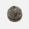 Gorro de piel sintética degradada gris para invierno con textura suave y esponjosa - 28x20cm / café