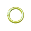 Grass green metal spring O-ring buckle with smooth UV plating for DIY keychains - Apple Green