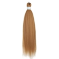 Extension de cheveux synthétiques Easy Braid châtain doré yaki raide pour tresses 26 pouces - Blond Fraise (FR 27#)