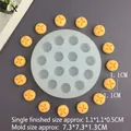 Detailansicht der 15-Loch-Mini-Brot-Silikonform für DIY Miniatur-Food und Bastelprojekte - 15-Loch Mini Brot Stil 4