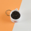 Creative realistic miniature mixed congee bowl keychain with 1-bowl-good-congee logo - Barrel Diameter 4cm / Small Red Bean Porridge