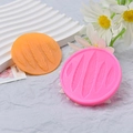 Roze en oranje siliconen vormen met verenvorm voor DIY bakken, fondant en chocolade decor - 2-delige Set (Roze en Oranje)