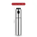 100ml stainless steel oil sprayer bottle for kitchen, height 17.8cm and diameter 4cm - 201 Stainless Steel Model
