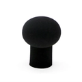 Black mushroom-shaped makeup sponge puff with fine porous texture for smooth application - Replacement Head / Black