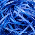 Vibrant royal blue glitter shredded paper filler for gift box packaging and decoration - 30g/Pack / PT05 Royal Blue Glitter