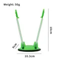 Grüner faltbarer Beutelhalter Küchenregal mit rutschfester Basis, 18 cm Höhe - Grün