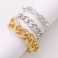Gold Silver - Frosted Snakeskin Pattern Style