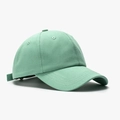 Semplice berretto da baseball in cotone verde menta con classico design a sei pannelli - Verde Frutta