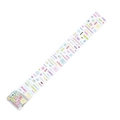 Colorful macaron-themed DIY stationery stickers with inspirational English phrases - Girl Newsletter