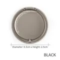 Portable black magnetic retainer case with separator and 9.3cm diameter design - U050 Portable Magnetic Type / Black