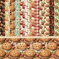 Apple Strudel 6x6 inch paper pad featuring 12 unique designs for DIY scrapbooking crafts - 22022a 24 Sheets