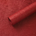 Dark red stone texture wrapping paper with handmade double-layered wrinkled finish - 60x60cm (5 Sheets/Pack) / Dark Red