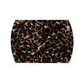 Elastic wide yoga headband for women featuring a classic leopard print and twist design - 41-Brown Leopard Print
