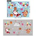 Christmas wall decal set featuring Santa Claus and reindeer for window glass decoration - AMJ072 Balloon Reindeer