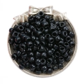 100 Pièces/Paquet (9x6mm) / Couleur solide Noir