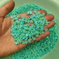 Mint green matte resin five-petal flower charms for nail art and DIY decoration - Lake Blue