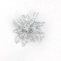 Lazo rizado plateado brillante para regalos de Navidad y decoraciones artesanales - Pieza Única / Cinta de Cebolla Plateada