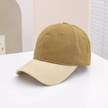 Children's two-tone baseball cap in khaki and beige canvas with breathable eyelets - 54cm (3-8 Years) / Contrast Style - Ginger Yellow