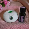 Waterless aromatherapy diffuser with a 15ml bottle of pure lavender essential oil - Elegant White Sensor Machine + Lavender Essential Oil Set