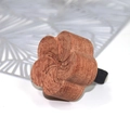 Diffuseur d'huiles essentielles en bois en forme de fleur de prunier avec grain naturel - Palissandre Fleur de Prunier Voiture