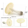 Lifelike Destroying Angel mushroom model in solid plastic with detailed texture views - Destroying Angel (T15519)