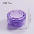 Caja púrpura para retenedor ortodóntico con base magnética y diámetro de 9,8 cm - Morado