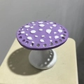 Espositore per gioielli a fungo in resina viola e bianca per organizzare gli orecchini - Viola