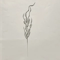 Dettaglio di un ramo argentato glitterato per decorazioni natalizie e lavori creativi - Argento