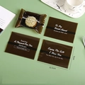 Brown semi-transparent 9x11.5cm mooncake bags with 'Have A Good Time' text 100pcs - 9x11.5CM Brown English Text (100 Pcs/Pack)