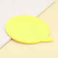 Note adesive creative in PET a forma di fumetto giallo per cancelleria decorativa - Giallo Neon