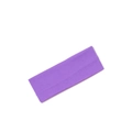 Elastic bright purple wide headband for yoga and sports with premium knit texture - Purple