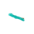 Fermaglio per capelli a onde in resina marmorizzata verde acqua e base dorata - Verde (Forma a onda)