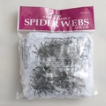 Dehnbares weißes Spinnennetz mit schwarzen Spinnen in Verpackung für Halloween-Deko - 100g Weißes Spinnennetz + 40 Schwarze Spinnen