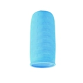 Leakproof blue silicone sleeve for travel bottles with anti-slip textured grip design - 4th Gen (Woven Non-slip) / Blue