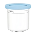 Contenitore trasparente con coperchio azzurro per gelatiera Ninja serie NC299AM - Contenitore per gelato con coperchio blu / Blu